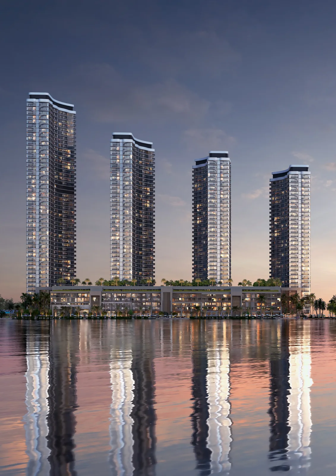 Panoramic View of the UAQ Beachfront Skyline